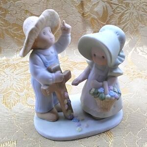 Vintage 1993 Homco Circle Of Friends ~ I Believe.....Luke 24:6